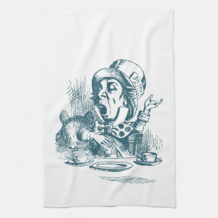 Mad Hatter Tea Party Tea Towel