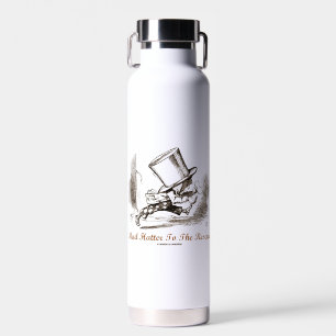 Mad Hatter To The Rescue Wonderland Sentiment Water Bottle