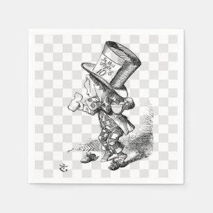 Mad Hatter with Biscuit and Tea Napkin