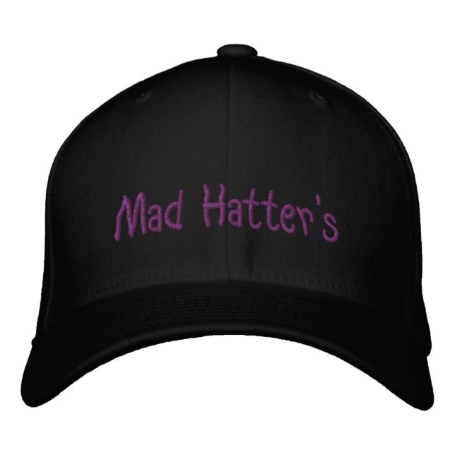 Mad Hatter's Embroidered Hat (Front)