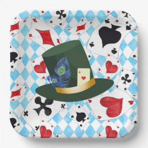 Mad Hatters Hat  Paper Plates