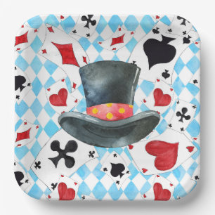 Mad Hatters Hat  Paper Plates