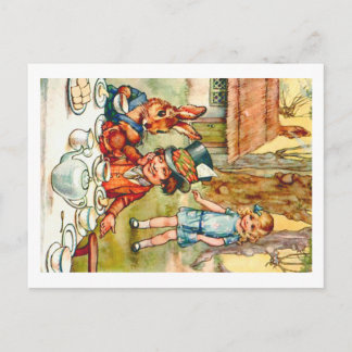 Mad Hatter's Tea Party - Alice in Wonderland Postcard