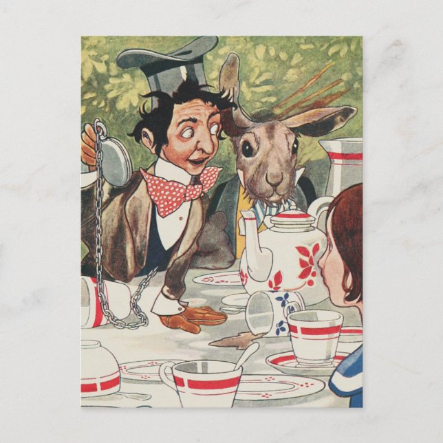 Mad Hatters Tea Party Postcard (Front)