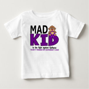 Mad Kid Epilepsy Baby T-Shirt