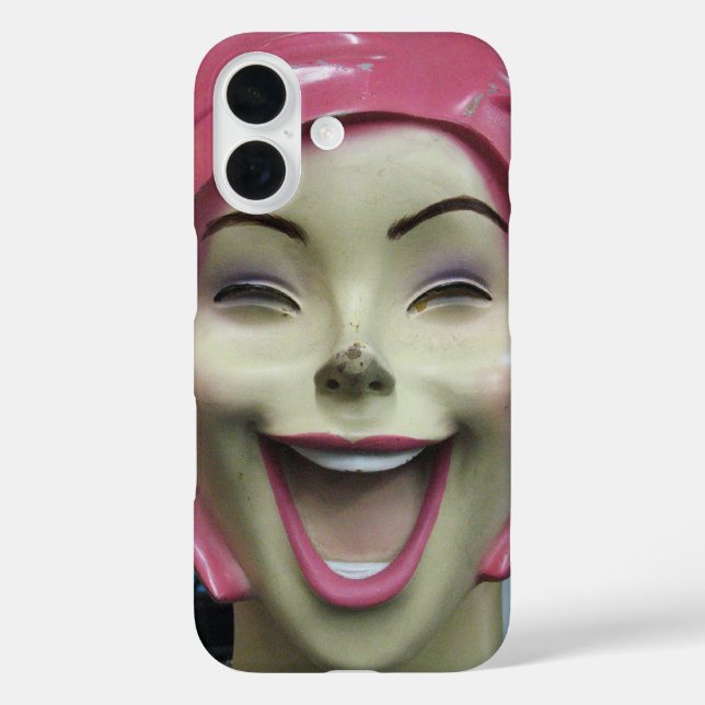 Mad Laughing Mannequin ~ Uncanny Valley Girl Case-Mate iPhone Case (Back)