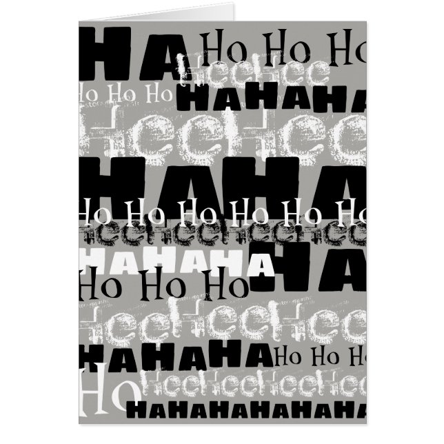 Mad Laughter Birthday Greeting Card (Front)