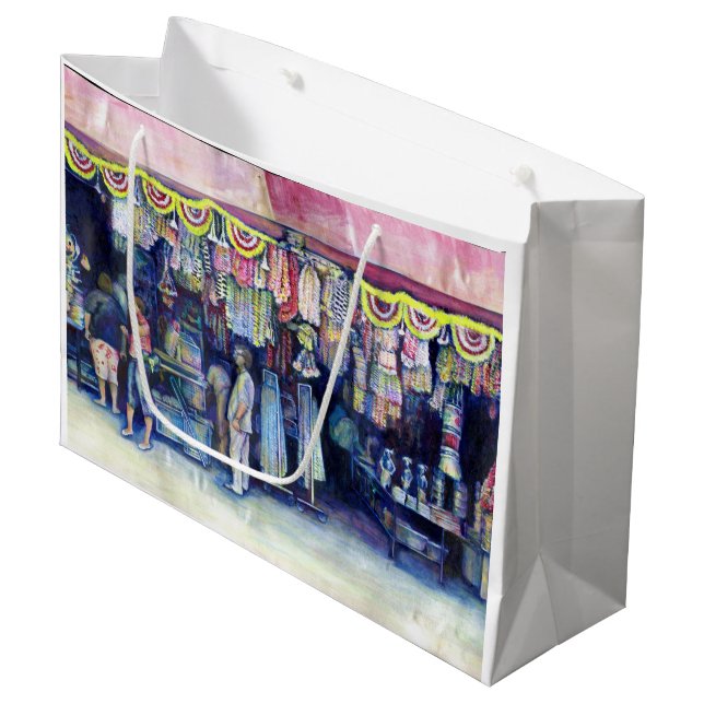 Mad Man on Market and Main, Singapore Large Gift Bag (Front Angled)