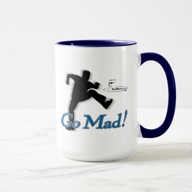 Mad Marty "Go Mad!" Coffee Mug (Right)