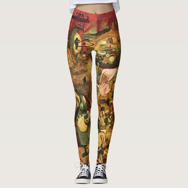 Mad Meg By Hieronymus Bosch Leggings (Front)