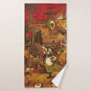 Mad Meg (Dull Gret), Pieter Bruegel Bath Towel