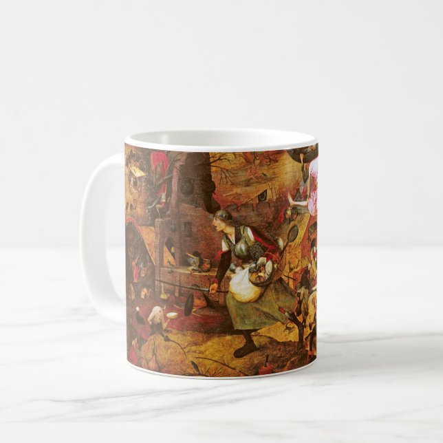 Mad Meg (Dull Gret), Pieter Bruegel Coffee Mug (Front Left)