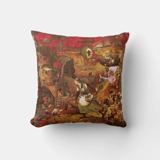 Mad Meg (Dull Gret), Pieter Bruegel Cushion (Front)