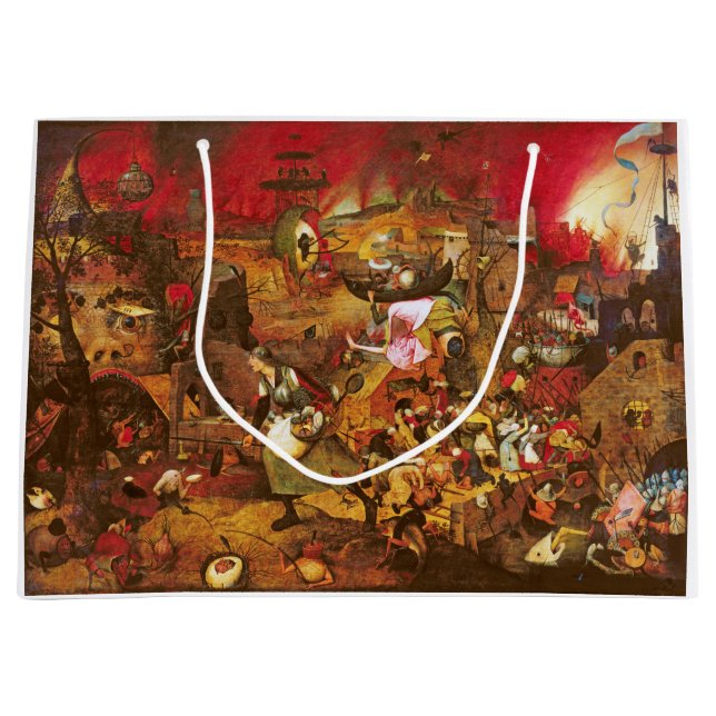 Mad Meg (Dull Gret), Pieter Bruegel Large Gift Bag (Front)