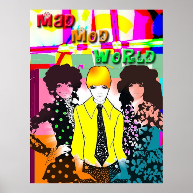 Mad Mod World Poster (Front)