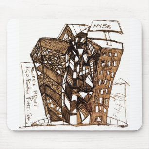 mad off white mouse mat