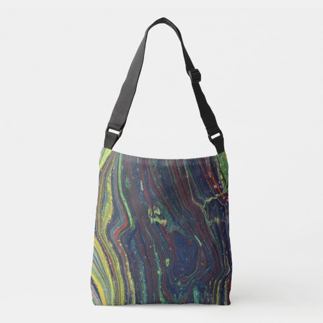 Mad Passion 1 Wild Stripes Abstract Tote Bag (Front)