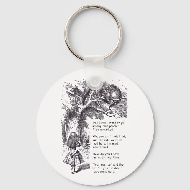 Mad People Key Ring (Front)