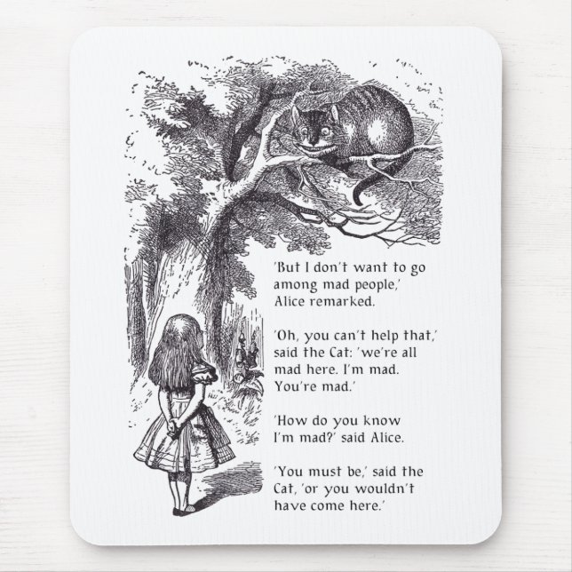 Mad People Mouse Mat (Front)