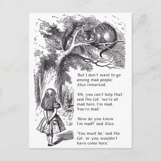 Mad People Postcard (Front)