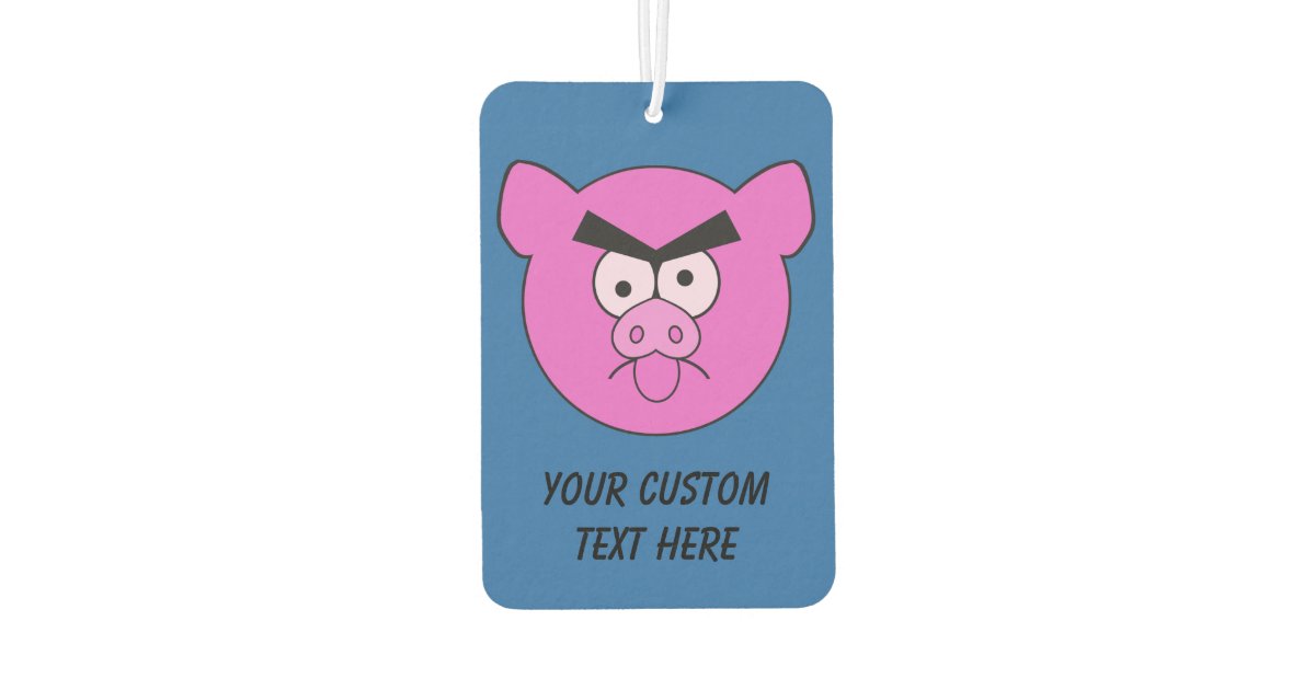 Mad Pig custom car air freshner Car Air Freshener Zazzle
