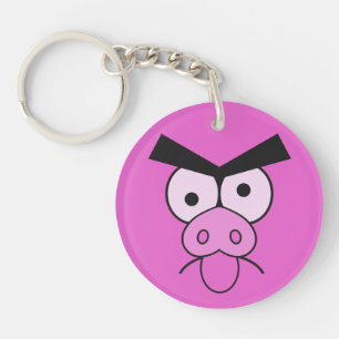 Mad Pig key chain