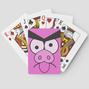 Mad Pig playing cards
