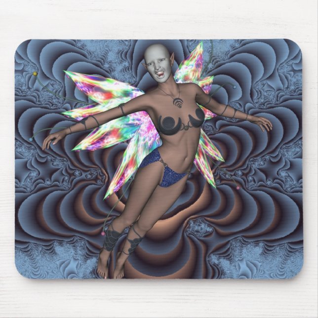 Mad pixie mouse mat (Front)