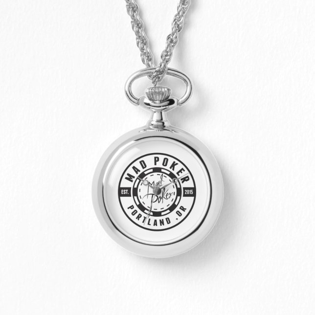 MAD Poker Bullet Logo Watch (Front)