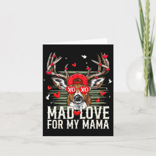 Mad Retro Love For My Mama Deer Hunting Happy Vale Card