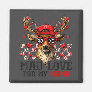Mad Retro Love For My Mama Deer Hunting Happy Vale Magnet