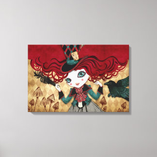 Mad Riddle Wrapped Canvas