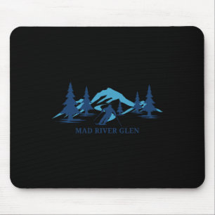 Mad River Glen Vermont Skiing Ski Snowboarding In Mouse Mat