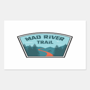 Mad River Trail Dayton Ohio Rectangular Sticker