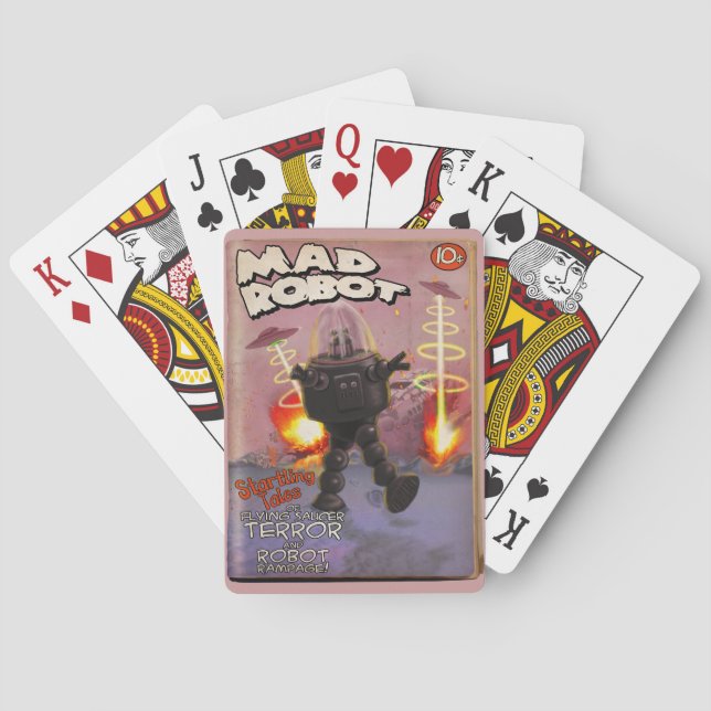 Mad Robot Pulp Cover Playing Cards (Back)