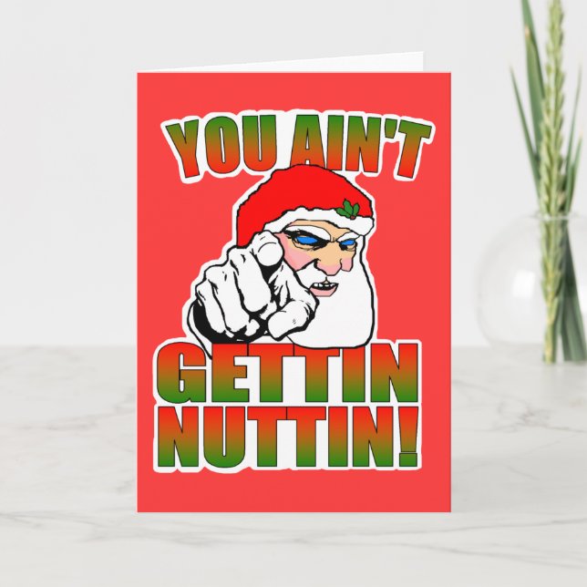 Mad Santa Card (Front)