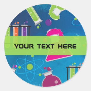 Mad Science Birthday Party Fun Favour Stickers