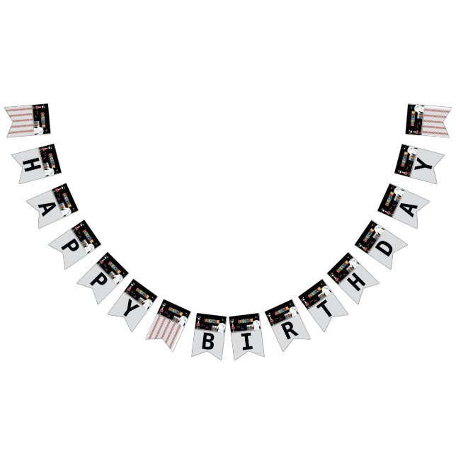 Mad Science Happy Birthday  Bunting (All)