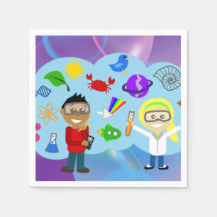 Mad Science Paper Napkins
