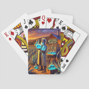 MAD SCIENTIST AGAVE PLAYING CARDS. CARDS