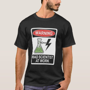 Mad Scientist At Work Laboratory Experiments Kids T-Shirt
