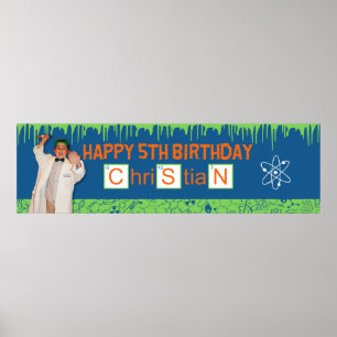 Mad Scientist Banner for Christian Poster
