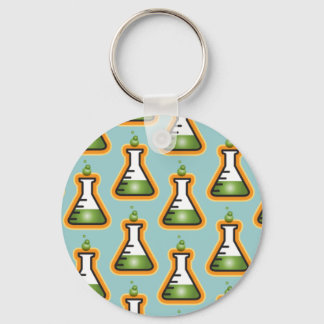 Mad Scientist Beakers Key Ring