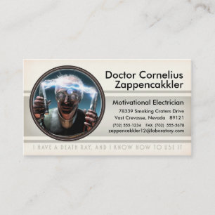 Mad Scientist Business Card
