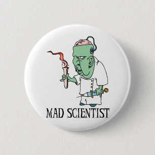 Mad Scientist Button
