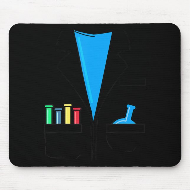 Mad Scientist Costume Nerd Chemistry Fun Science T Mouse Mat (Front)