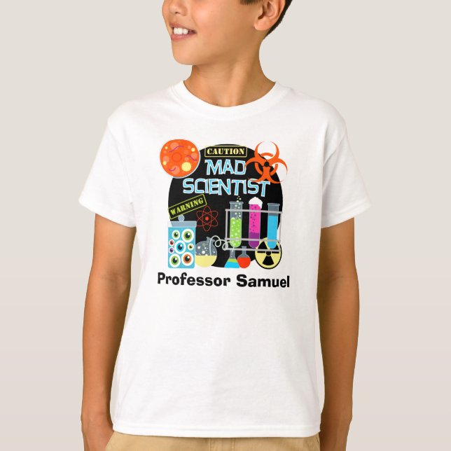 Mad Scientist Customised T-shirt (Front)
