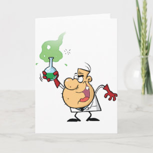 Mad Scientist Greeting Cards