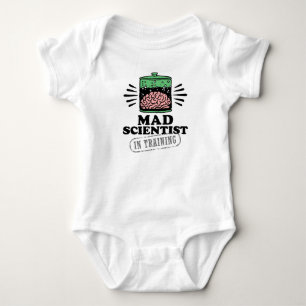 Mad Scientist in Training Baby Bodysuit