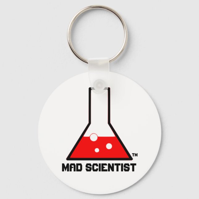 Mad Scientist Key Keeper Ring (Front)
